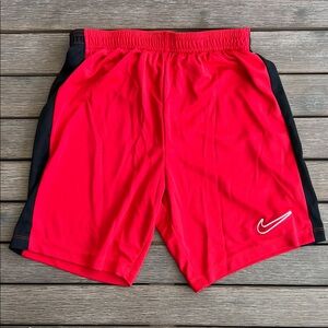 Nike Boys Red Athletic Shorts
